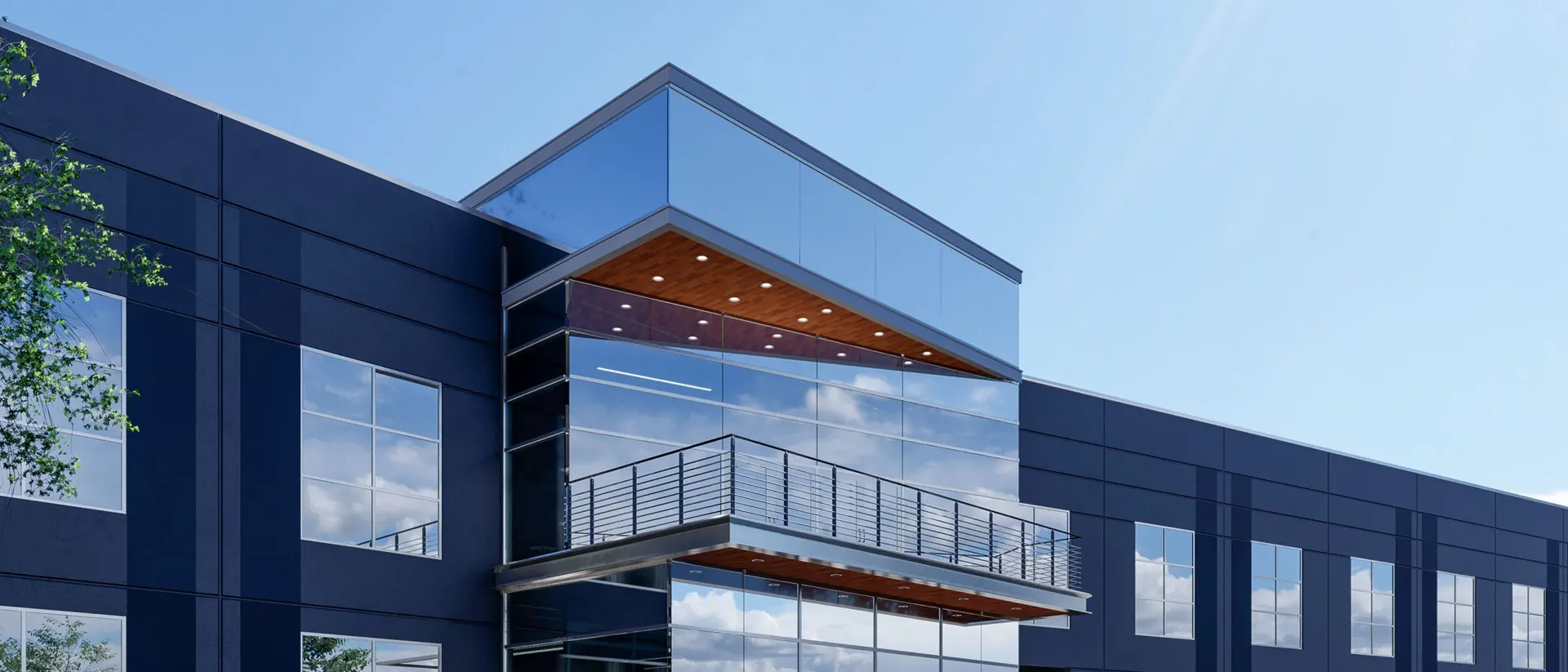 Modern office building
