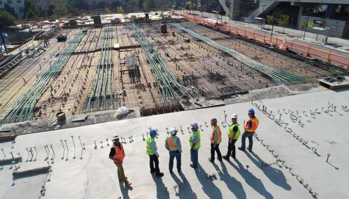 construction workers on a jobsite