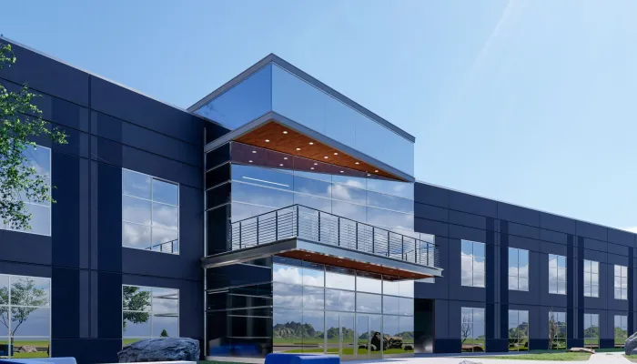 Modern office building