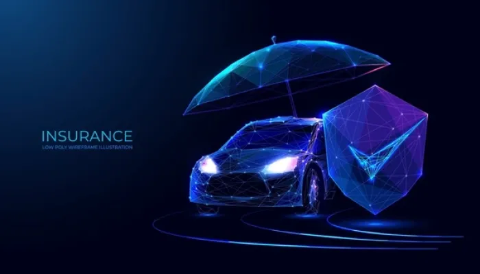 image of a car with umbrellas over it